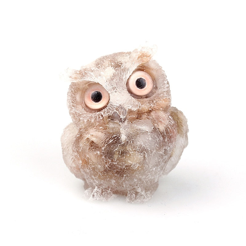 Beautiful Crystal Owl Home Decor Figurine