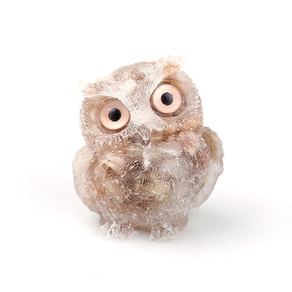 Beautiful Crystal Owl Home Decor Figurine