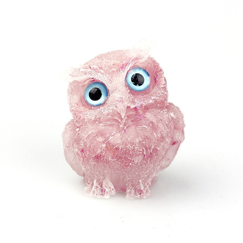Beautiful Crystal Owl Home Decor Figurine