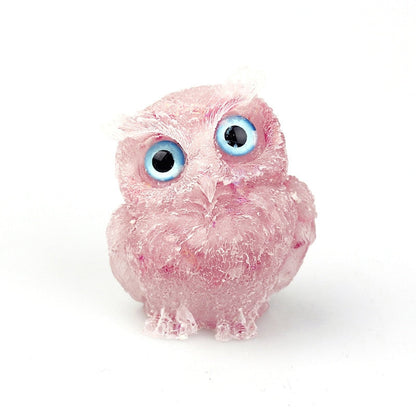 Beautiful Crystal Owl Home Decor Figurine
