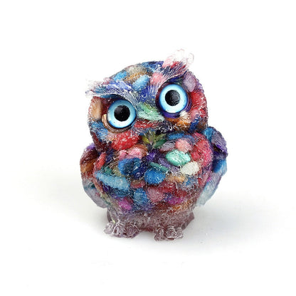 Beautiful Crystal Owl Home Decor Figurine