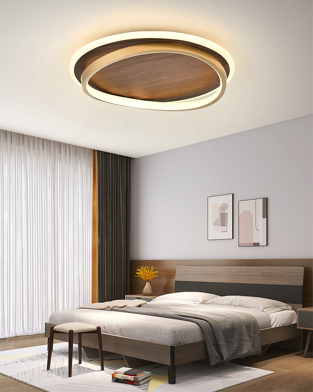 Soft Glow Ceiling Light with Elegant Design