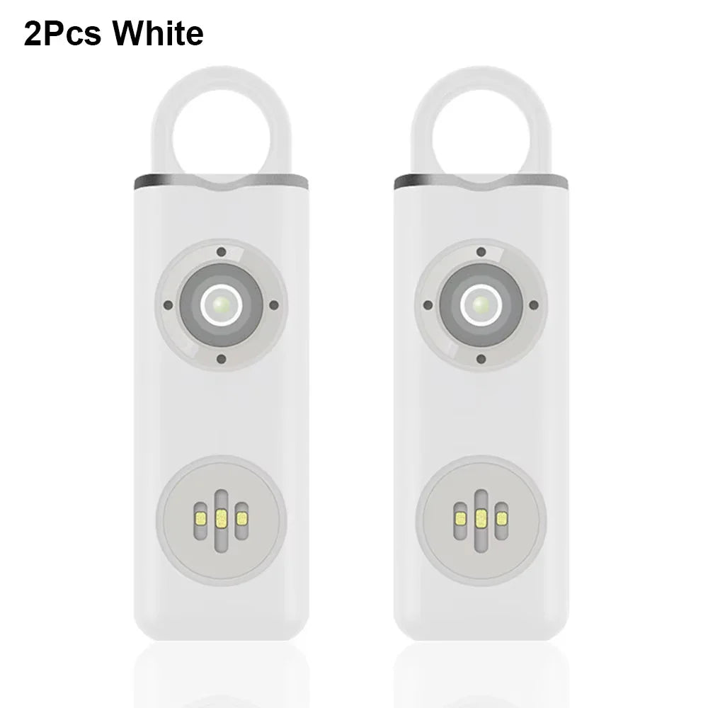 Loud Personal Security Alarm with Flashing Light