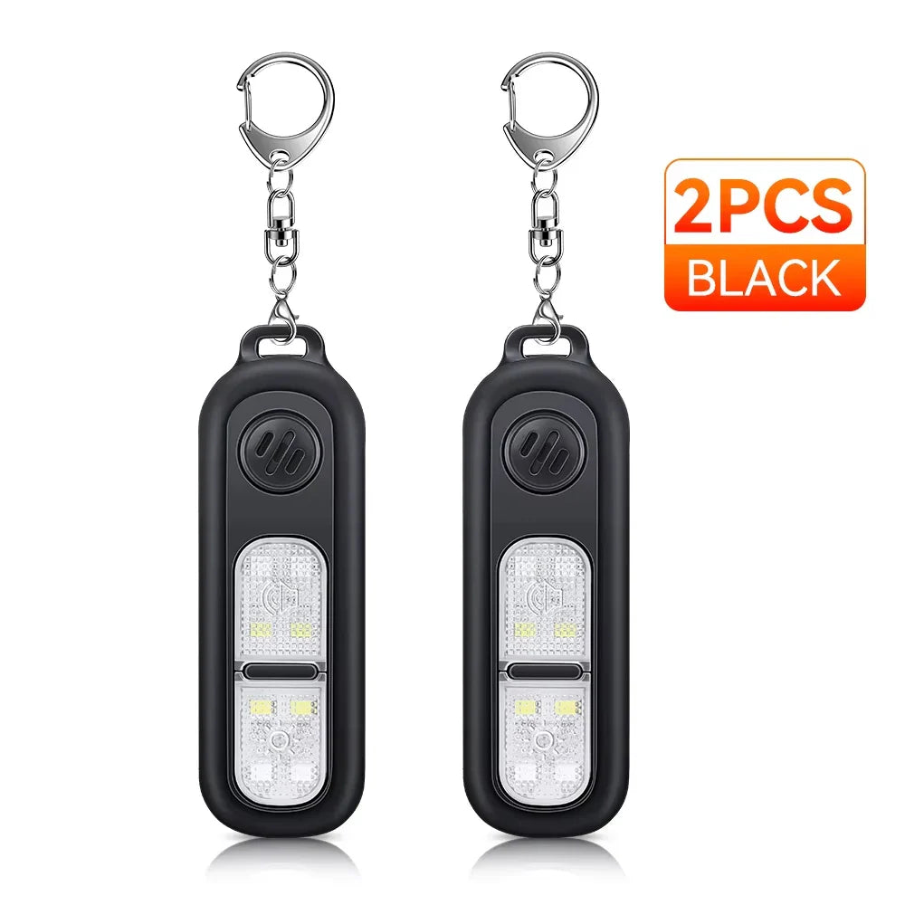 Loud Personal Security Alarm with Flashing Light
