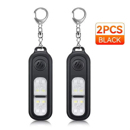 Loud Personal Security Alarm with Flashing Light