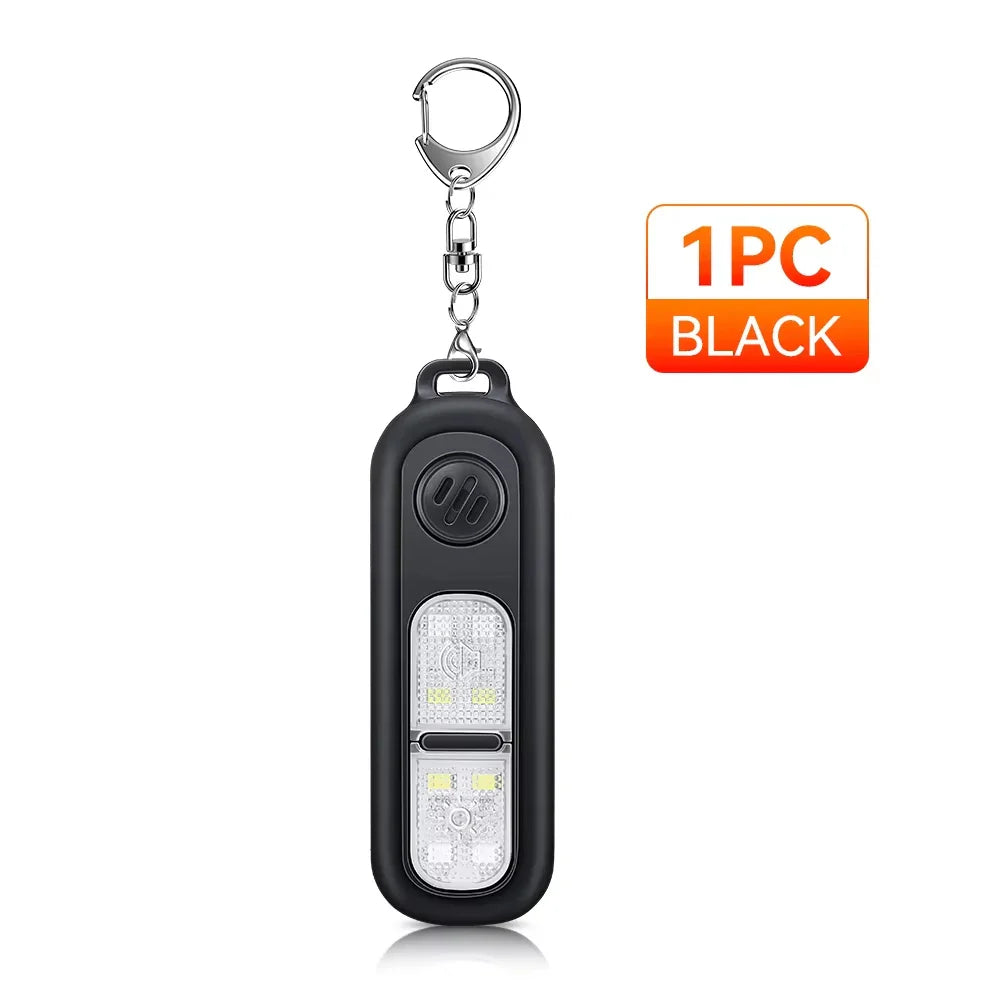Loud Personal Security Alarm with Flashing Light