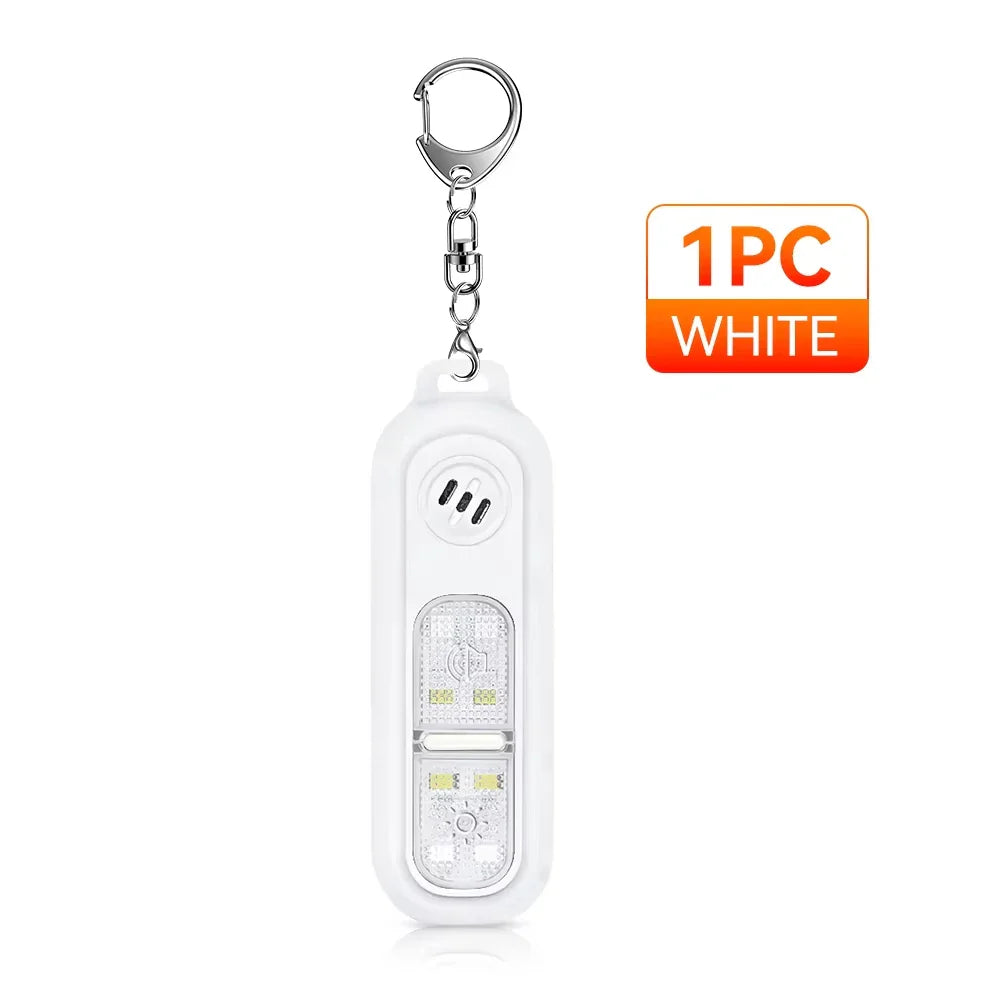 Loud Personal Security Alarm with Flashing Light