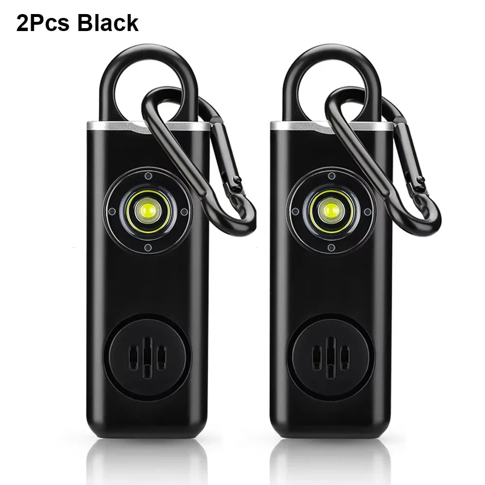 Loud Personal Security Alarm with Flashing Light