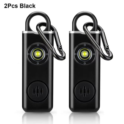 Loud Personal Security Alarm with Flashing Light