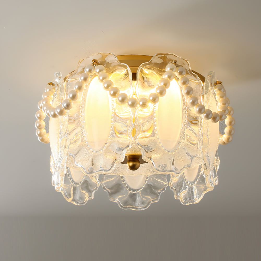 Elegant Floral Ceiling Light