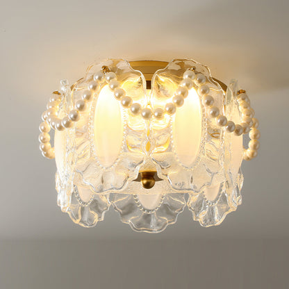 Elegant Floral Ceiling Light