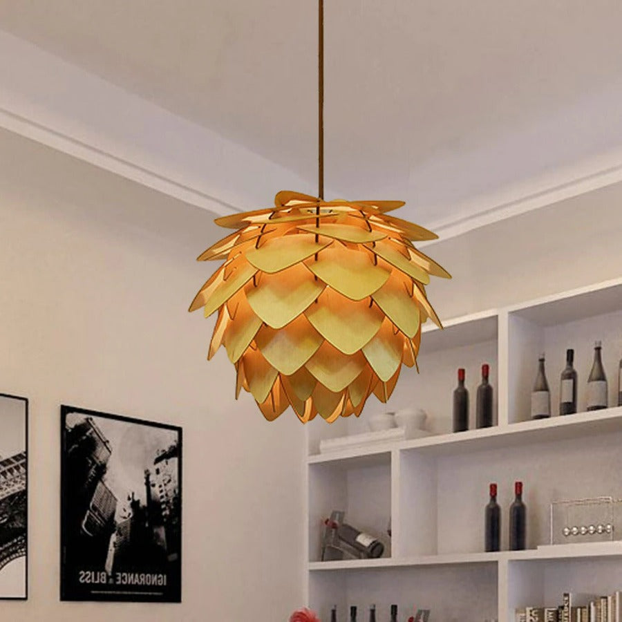 Rustic Wooden Kitchen Pendant Light Fixture - Glamry