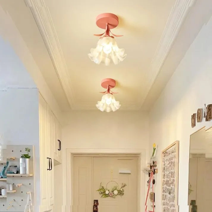 Modern Chrome Hanging Lamp