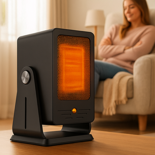 Compact Electric Heater with Digital Temperature Control - Glamry
