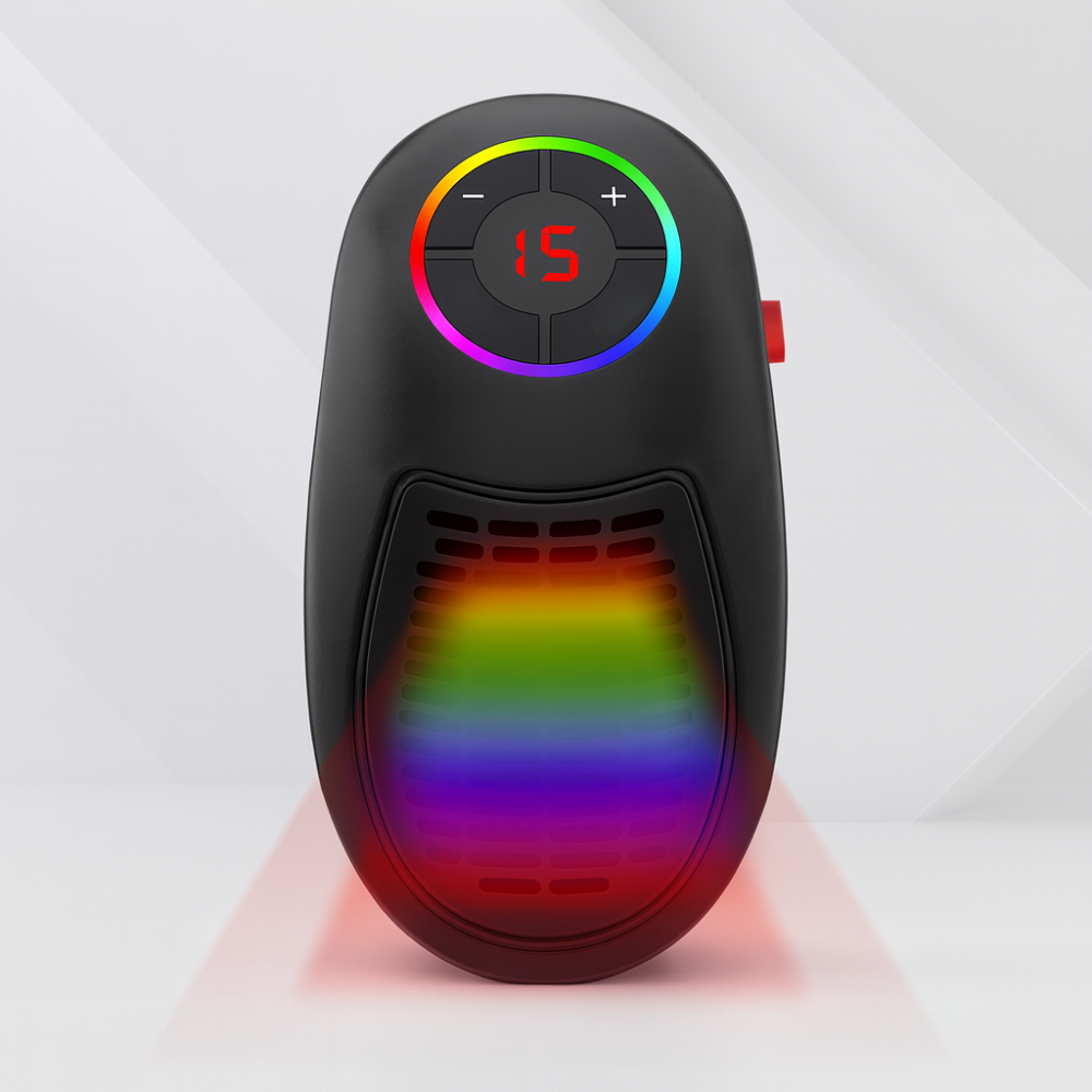 Compact Electric Space Heater with Digital Thermostat - Glamry