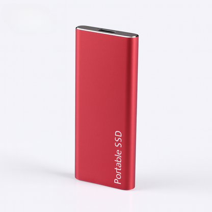 Fast Portable Aluminum SSD External Hard Drive