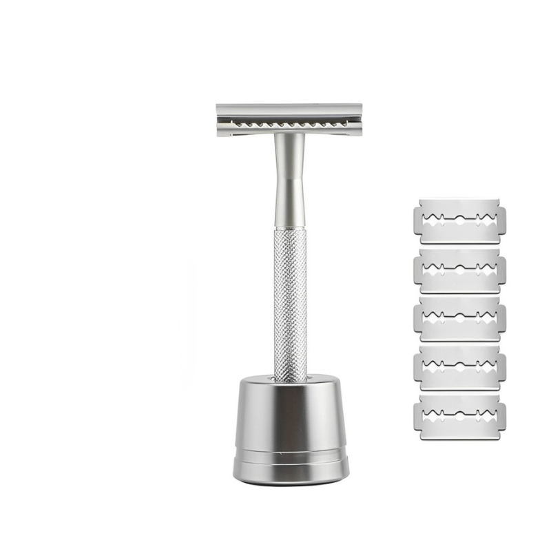 High Quality 5 Blade Razor Set in Gold, Silver, Black