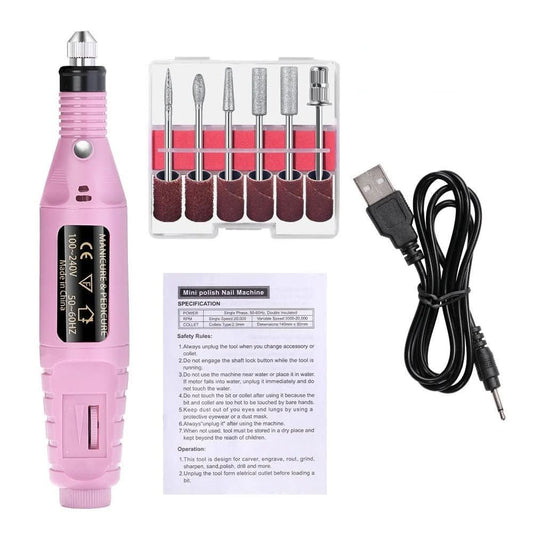 Premium 6-in-1 Nail Tool Kit for Home Manicure - Glamry
