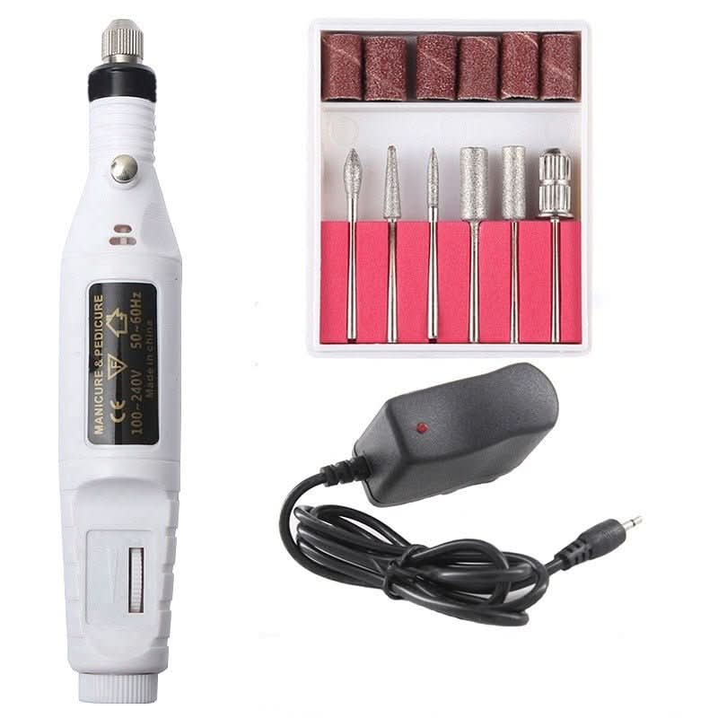 Premium 6-in-1 Nail Tool Kit for Home Manicure