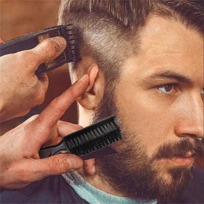 Luxury Hair and Beard Brush for Men - Glamry