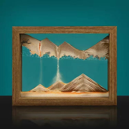 Beautiful 3D Spinning Sand Wall Art Decoration - Glamry