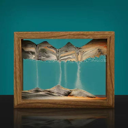 Beautiful 3D Spinning Sand Wall Art Decoration