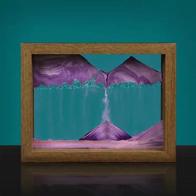 Beautiful 3D Spinning Sand Wall Art Decoration