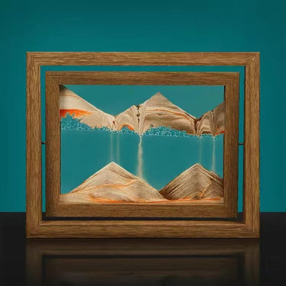 Beautiful 3D Spinning Sand Wall Art Decoration