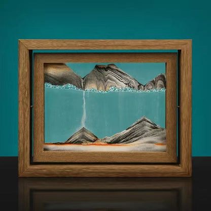 Beautiful 3D Spinning Sand Wall Art Decoration