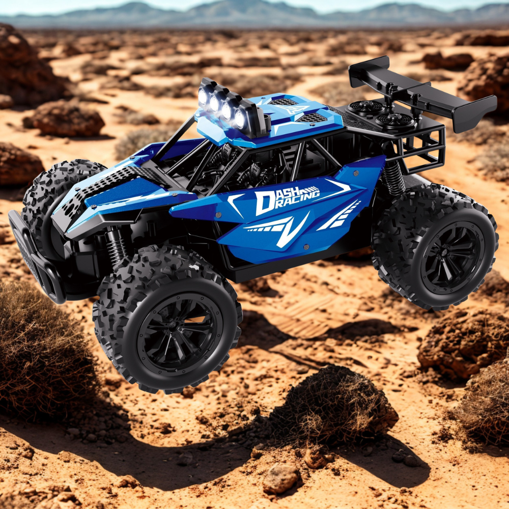 Fast RC Car with Metal Body and LED Lights