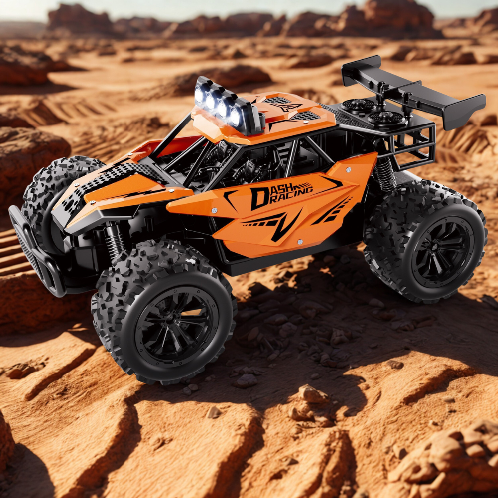 Fast RC Car with Metal Body and LED Lights