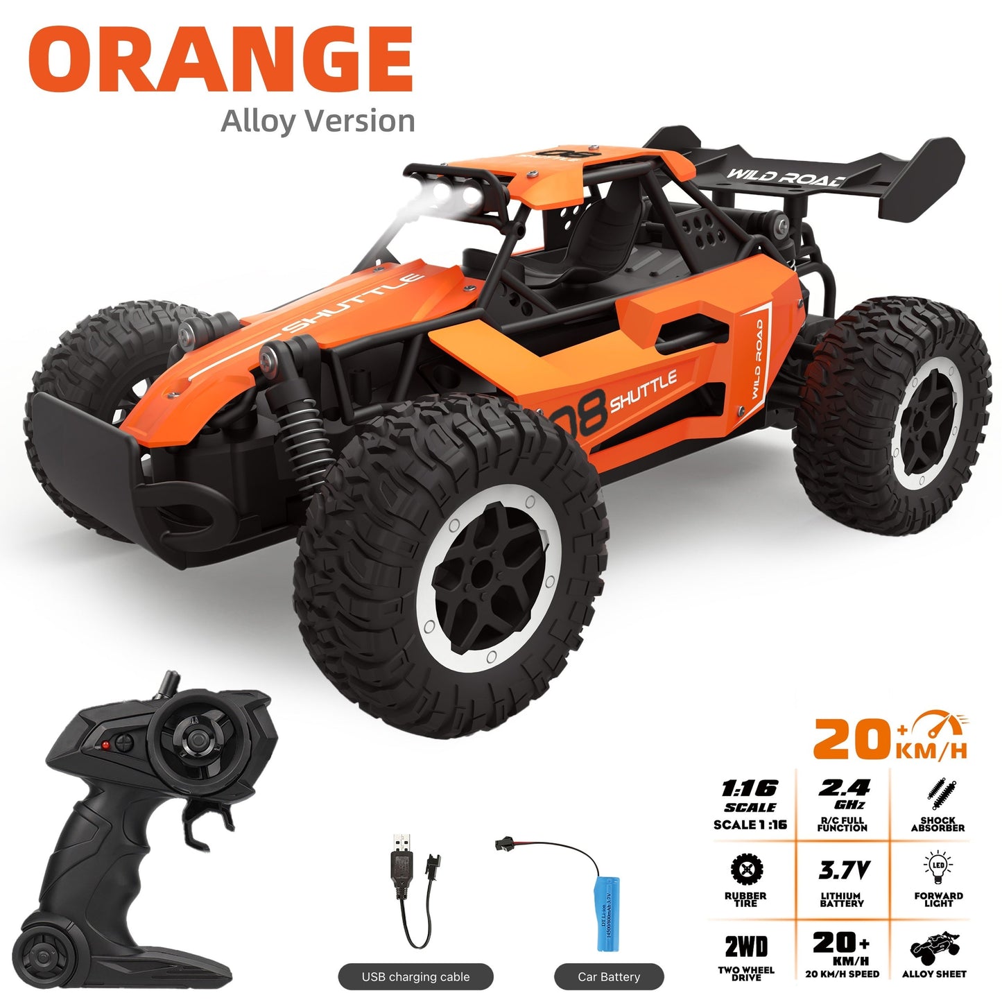 Fast Remote Control 4WD Racing Truck