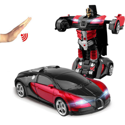 Cool 2-in-1 Remote Control Robot Car Toy