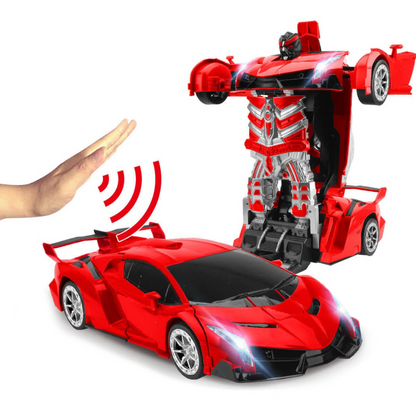 Cool 2-in-1 Remote Control Robot Car Toy