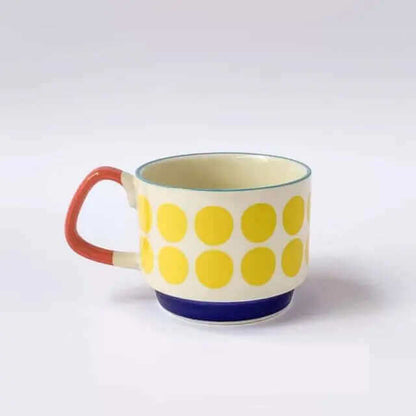 Vintage Ceramic Coffee Mug Set - Glamry