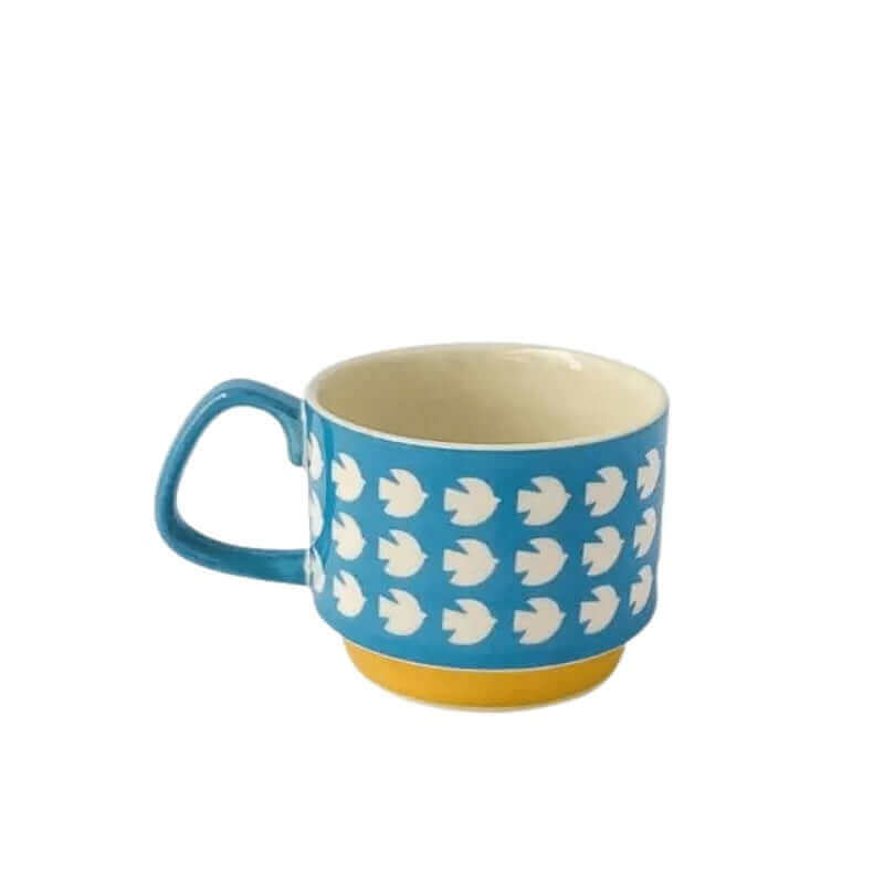 Vintage Ceramic Coffee Mug Set