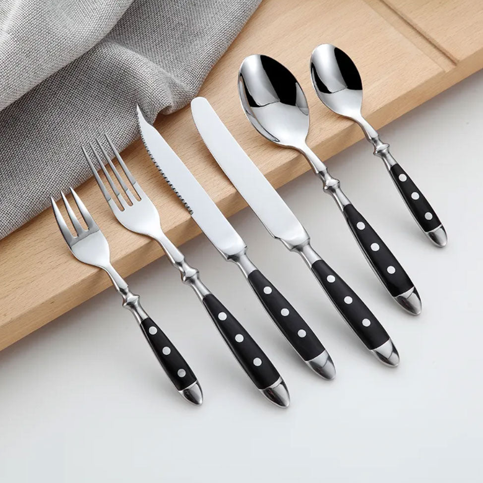 Classic Premium Metal Silverware Set - Glamry