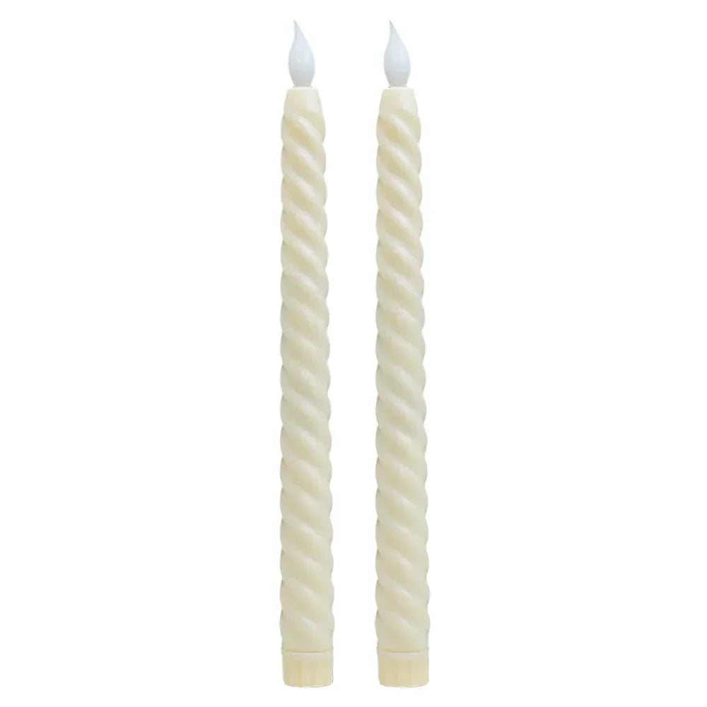 Realistic LED Candle Holder Set