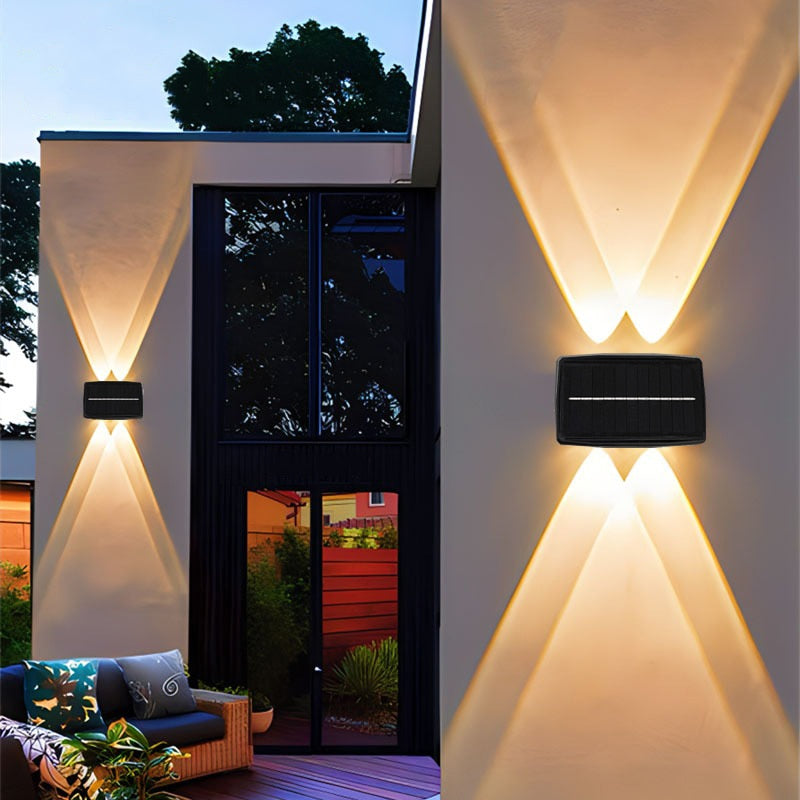 Outdoor Solar Powered LED Wall Lamp - Glamry