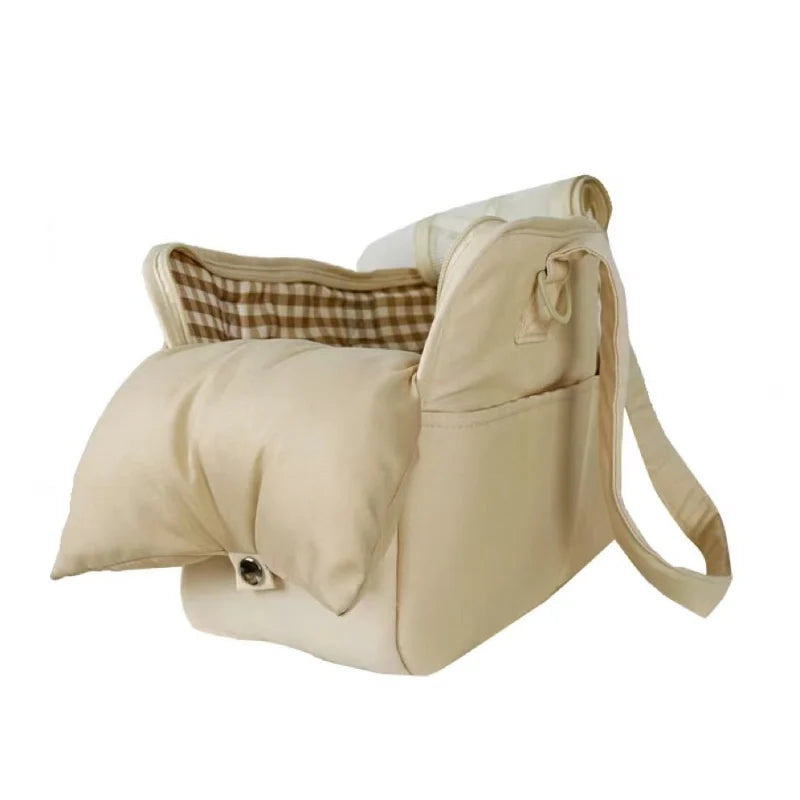 Compact Pet Travel Carrier Bag for Cats & Small Dogs