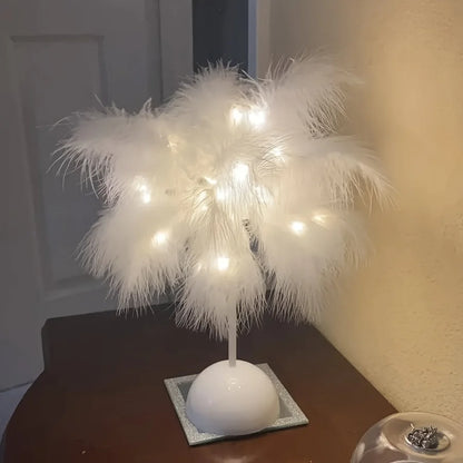 Luxurious Plume Table Lamp