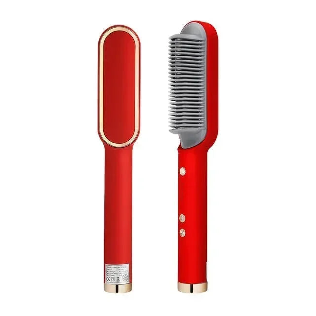 Advanced 3-in-1 Ionic Hair Straightening Comb - Glamry