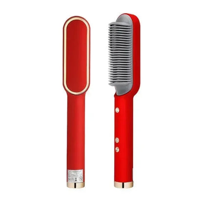 Advanced 3-in-1 Ionic Hair Straightening Comb - Glamry