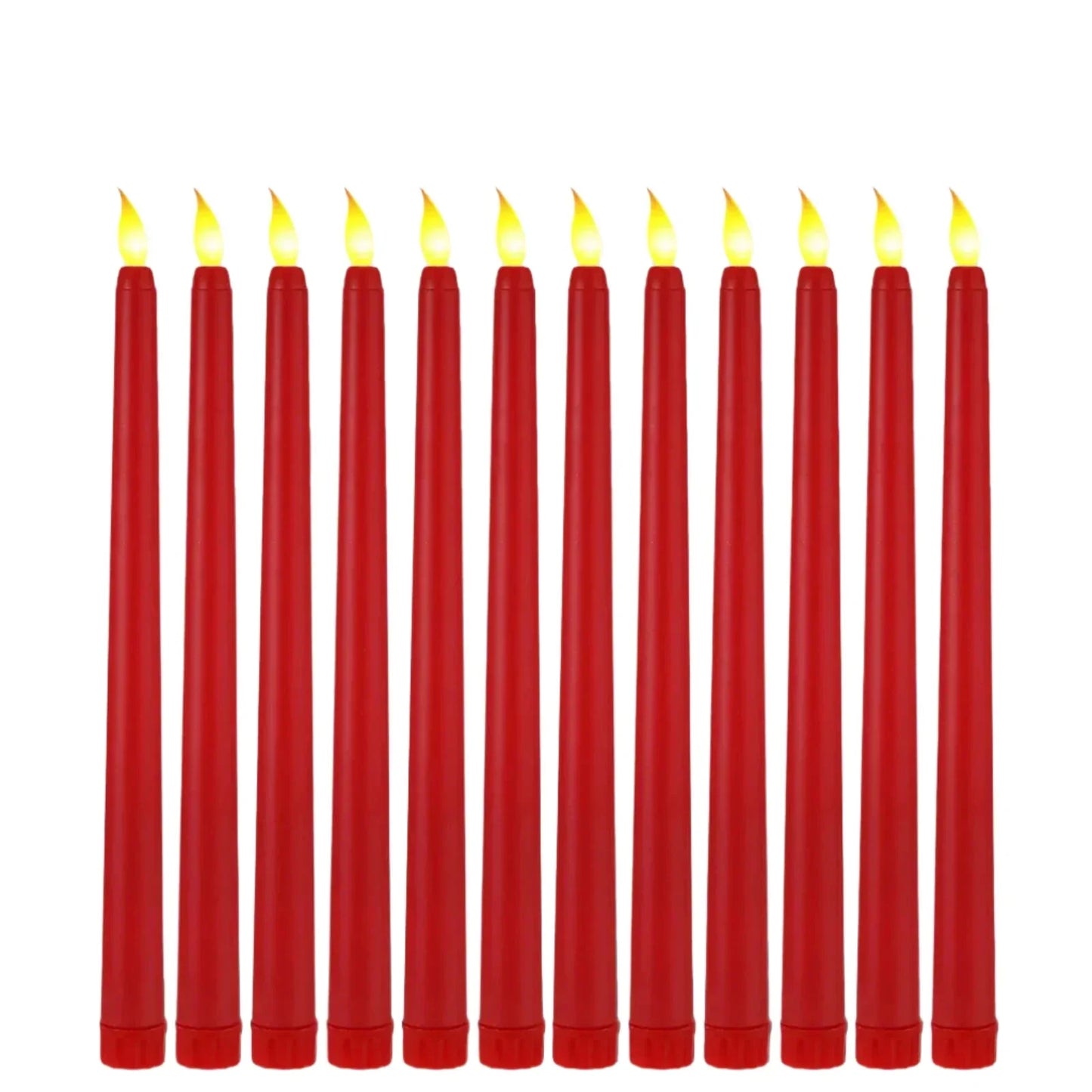 Spooky LED Black Candle Lights for Decor