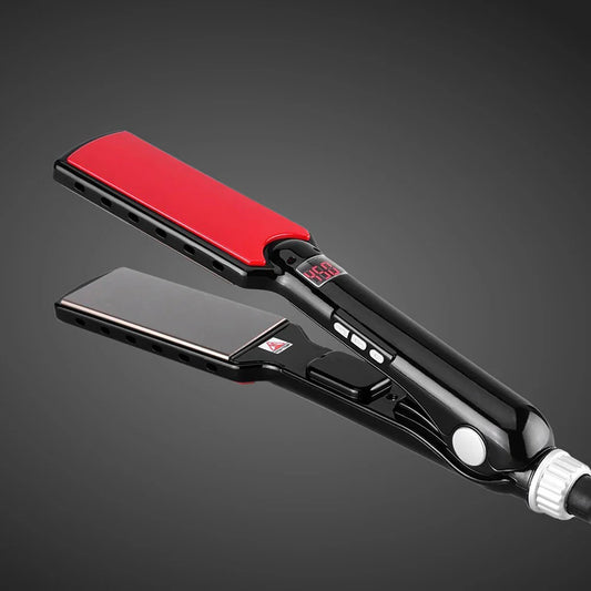 Professional Wide Flat Hair Straightener - Glamry