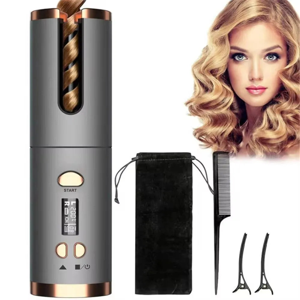 Professional Digital Hair Styler with LED Screen - Glamry