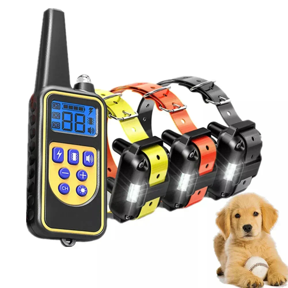 Waterproof Rechargeable Dog Shock Training Collar - Glamry