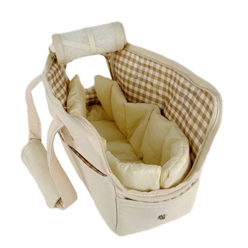 Compact Pet Travel Carrier Bag for Cats & Small Dogs