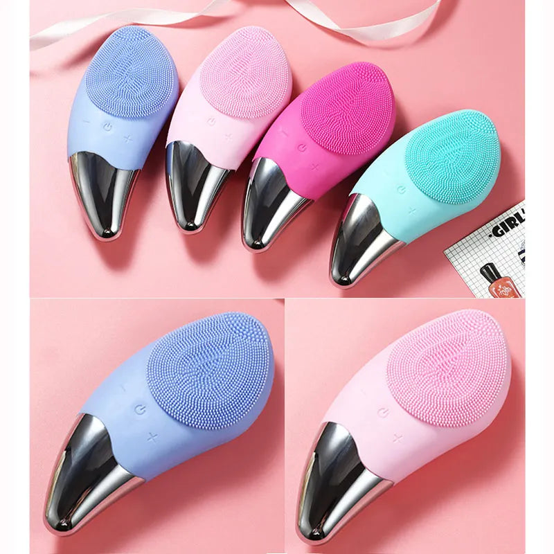 Advanced 6-Speed Facial Skin Cleanser Device - Glamry