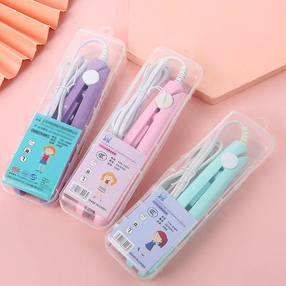 Compact Travel Curling Straightening Iron - Glamry